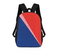 sinyumoney Colorful Minimalism 01 Sac À Dos Scolaire Imprimé En 3D, Sac À Dos Décontracté Pour Enfants, Sac D'école Imprimé En 3D Pour Garçons, Primaire Et Collège 17inch