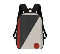 sinyumoney Colorful Minimalism 08 Sac À Dos Scolaire Imprimé En 3D Pour Garçons Et Filles, Sac À Dos Pour Ordinateur Portable Pour Enfants/étudiants/adultes 17inch