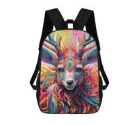 sinyumoney Colorful Mythical Creature Sac À Dos Scolaire Imprimé En 3D Pour Enfants, Sac À Dos De Voyage Tendance Et Décontracté Pour Écoliers 17inch