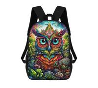 sinyumoney Colorful Owl Fantasy Sacs À Dos Décontractés Pour Enfants, Sacs D'école Pour Adolescents, Filles Et Garçons, Sacs À Dos Pour Livres 17inch