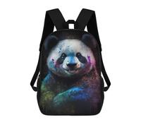 sinyumoney Colorful Panda Art Print Sacs À Dos, Sac À Dos Enfant, Sac D'école, Sac À Dos De Voyage Imprimé En 3D, Accessoire De Mode, Sac À Dos Imperméable Pour Enfants 17inch