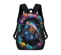 sinyumoney Colorful Sea Turtle Art Print Sacs À Dos Tendance Imprimés En 3D 17inch Sac D'école Décontracté Pour Enfants, Garçons, Élèves Du Primaire Et Du Collège
