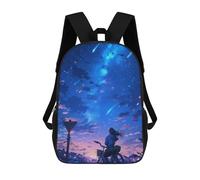 sinyumoney Comet Rain Adventure Sacs À Dos Scolaires Pour Enfants, Sac D'école Imprimé En 3D Pour Garçons, Élèves Du Primaire Et Du Collège 17inch