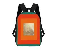 sinyumoney Conceptual Geometry 7 Sac À Dos Scolaire Pour Enfants Imprimé En 3D, Idéal Pour Les Voyages Et Les Lectures, Pour Les Garçons Et Les Élèves Du Primaire 17inch