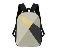 sinyumoney Conceptual Lines IV Sac À Dos Scolaire Enfant Tendance Et Décontracté, Sac À Dos Imprimé En 3D Pour Garçon, Grand Sac À Dos 17inch