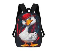 sinyumoney Cool Funny Duck Goose Sac À Dos Imprimé En 3D Pour Enfants, Sac D'école, Sac De Voyage Grande Capacité, Sac À Livres, Sac À Dos Pour Enfants 17inch