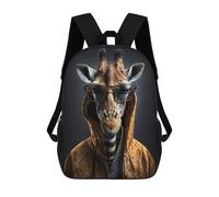 sinyumoney Cool Giraffe Modern Art Sac À Dos Scolaire Pour Filles Et Garçons, Grande Capacité, Léger, Pour Enfants Et Étudiants 17inch