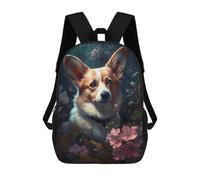 sinyumoney Corgi Dog Fanciful Sacs À Dos Scolaires Pour Enfants, Sac D'école Imprimé En 3D Pour Garçons, Élèves Du Primaire Et Du Collège 17inch