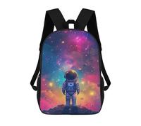 sinyumoney Cosmic Astronaut Adventure-3 Sacs À Dos Tendance Imprimés En 3D 17inch Sac D'école Décontracté Pour Enfants, Garçons, Élèves Du Primaire Et Du Collège
