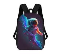 sinyumoney Cosmic Astronaut Butterfly Sacs À Dos Pour Enfants, Cartables, Sacs À Dos Scolaires Imprimés En 3D, Sacs À Dos De Voyage Tendance Pour Enfants (primaire, Collège) 17inch
