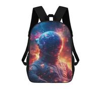 sinyumoney Cosmic Astronaut Helmet-12 Sac À Dos Scolaire Pour Enfants, Grand Sac À Dos 3D, Cadeau Pour Enfants 17inch