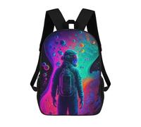 sinyumoney Cosmic Astronaut Journey -1 Sac À Dos Scolaire Pour Enfants, Imprimé En 3D, Sac À Dos Tendance Pour Garçons, Élèves Du Primaire Et Du Collège 17inch