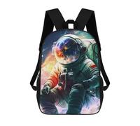 sinyumoney Cosmic Astronaut Journey-10 Sac À Dos Enfant, Cartable, Sacs À Dos Scolaires Imprimés En 3D Pour Élèves Du Primaire Et Du Collège, Cadeau D'anniversaire Pour Adolescents 17inch