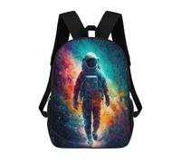 sinyumoney Cosmic Astronaut Journey-5 Sac À Dos Imprimé En 3D, Sac D'école Décontracté Et Tendance Pour Enfants, Sac D'école Pour Garçons, Collégiens 17inch
