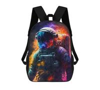 sinyumoney Cosmic Astronaut Portrait Sac À Dos Pour Garçons Et Adolescents, Sacs À Dos Pour Filles, Sacs À Dos Pour Tout-petits, Sacs À Livres Pour L'école Primaire Et Le Collège 17inch