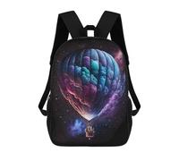 sinyumoney Cosmic Balloon Adventure-1 Sac À Dos Léger Et Décontracté Pour La Journée, Idéal Pour L'école, Pour Hommes Et Femmes 17inch