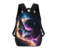 sinyumoney Cosmic Butterfly Nebula Sacs À Dos Pour Enfants, Sac À Dos Scolaire Imprimé En 3D Pour Enfants, Sac À Dos De Voyage, Sac À Livres Pour Enfants 17inch Sac D'école