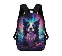 sinyumoney Cosmic Canine Adventure-1 Sacs À Dos 17 Pouces Pour Enfants, Sacs D'école Imprimés En 3D Pour Élèves Du Primaire Et Du Collège, Garçons Et Filles