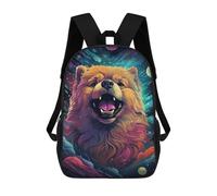 sinyumoney Cosmic Canine Adventure-4 Sac À Dos Enfant, Sac D'école, Sac À Dos Imprimé 3D Avec Motif De Dessin Animé, Grande Capacité, Pour Garçons Et Filles 17inch