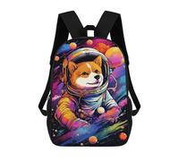 sinyumoney Cosmic Canine Astronaut-3 17inch Sacs À Dos Scolaires Imprimés En 3D - Sacs À Dos Tendance Pour Garçons Du Primaire Et Du Collège