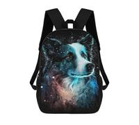 sinyumoney Cosmic Canine Canvas Print-2 17inch Sacs À Dos Scolaires Imprimés En 3D - Sacs À Dos Tendance Pour Garçons Du Primaire Et Du Collège