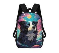 sinyumoney Cosmic Canine Dreamscape-1 Sacs À Dos Pour Enfants, Sac À Dos Scolaire Imprimé En 3D Pour Enfants, Sac À Dos De Voyage, Sac À Livres Pour Enfants 17inch Sac D'école