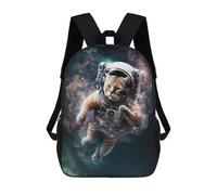 sinyumoney Cosmic Cat Adventurer Sacs À Dos Imprimés En 3D Pour Enfants, Sacs D'école Tendance Pour Garçons, Élèves Du Primaire Et Du Collège 17inch