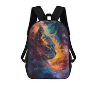 sinyumoney Cosmic Cat Dreams Sacs À Dos Scolaires Pour Enfants, Sac D'école Imprimé En 3D Pour Garçons, Élèves Du Primaire Et Du Collège 17inch