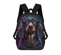 sinyumoney Cosmic Cocker Spaniel Glasses Sac À Dos Scolaire Pour Enfants, Imprimé En 3D, Pour Garçons, Élèves Du Primaire Et Du Collège 17inch