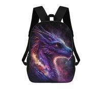 sinyumoney Cosmic Dragon Art Print-16 17inch Sac À Dos Scolaire Imprimé En 3D Pour Enfants, Style Décontracté Et Tendance, Idéal Pour Les Voyages Et Les Études.