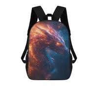 sinyumoney Cosmic Dragon Sac À Dos Scolaire Pour Adolescents, Imprimé En 3D, Ajustable, À Poches Tendance, Pour Enfants, Garçons, Filles, Étudiants Et Adolescents 17inch