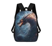sinyumoney Cosmic Dragon Sacs À Dos Scolaires Pour Enfants, Sac D'école Imprimé En 3D Pour Garçons, Élèves Du Primaire Et Du Collège 17inch