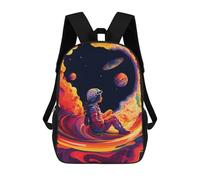 sinyumoney Cosmic Dreamer in Space -1 Sac À Dos Enfant, Cartable Imprimé En 3D Pour Garçons Et Adolescents 17inch