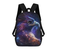 sinyumoney Cosmic Eagle Art Print Sacs À Dos Tendance Imprimés En 3D 17inch Sac D'école Décontracté Pour Enfants, Garçons, Élèves Du Primaire Et Du Collège