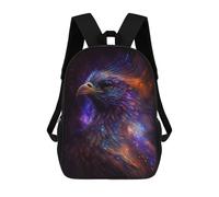 sinyumoney Cosmic Eagle Portrait-1 Sac À Dos Enfant, Cartable, Sacs À Dos Scolaires Imprimés En 3D Pour Élèves Du Primaire Et Du Collège, Cadeau D'anniversaire Pour Adolescents 17inch