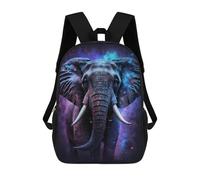 sinyumoney Cosmic Elephant Art Print-5 Sacs À Dos Imprimés En 3D Pour Enfants 17inch Sacs À Dos Tendance Et Décontractés Pour La Journée, Sacs De Voyage, Sacs À Dos D'extérieur Pour Garçons Et Filles