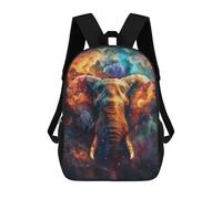 sinyumoney Cosmic Elephant Dream Sacs À Dos Pour Enfants, Cartables, Sacs À Dos Scolaires Imprimés En 3D, Sacs À Dos De Voyage Tendance Pour Enfants (primaire, Collège) 17inch