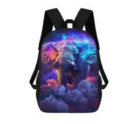 sinyumoney Cosmic Elephant Fantasy Sacs À Dos Pour Enfants 17inch Sac À Dos Scolaire, Sac D'école Imprimé En 3D Pour Garçons, Élèves Du Primaire Et Du Collège
