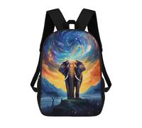 sinyumoney Cosmic Elephant Sacs À Dos Scolaires Pour Enfants, Sac D'école Imprimé En 3D Pour Garçons, Élèves Du Primaire Et Du Collège 17inch