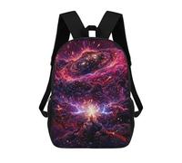 sinyumoney Cosmic Energy Burst Sac À Dos Enfant, Cartable, Sac D'école, Motif Dessin Animé 3D, Sac Pour Ordinateur Portable, Pour Garçons Et Filles 17inch