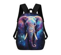 sinyumoney Cosmic Fantasy Elephant Sacs À Dos, Sac À Dos Enfant, Sac D'école, Sac À Dos De Voyage Imprimé En 3D, Accessoire De Mode, Sac À Dos Imperméable Pour Enfants 17inch