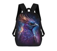sinyumoney Cosmic Feathered Beast-2 17inch Sacs À Dos Scolaires Imprimés En 3D - Sacs À Dos Tendance Pour Garçons Du Primaire Et Du Collège