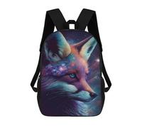 sinyumoney Cosmic Fox Portrait-11 Sac À Dos Scolaire Imprimé En 3D, Sac À Dos Tendance Pour Enfants, Sac À Dos Pour Garçons, Élèves Du Collège 17inch