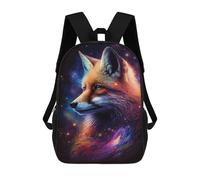 sinyumoney Cosmic Fox Portrait-14 Sacs À Dos Pour Enfants, Sac À Dos Scolaire Imprimé En 3D Pour Enfants, Sac À Dos De Voyage, Sac À Livres Pour Enfants 17inch Sac D'école