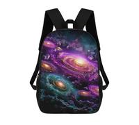 sinyumoney Cosmic Galaxy Cluster-2 17inch Sac À Dos Scolaire Imprimé En 3D Pour Enfants, Style Décontracté Et Tendance, Idéal Pour Les Voyages Et Les Études.