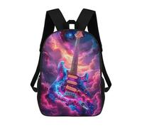 sinyumoney Cosmic Guitar Sacs À Dos Pour Enfants, Cartables, Sacs À Dos Scolaires Imprimés En 3D, Sacs À Dos De Voyage Tendance Pour Enfants (primaire, Collège) 17inch