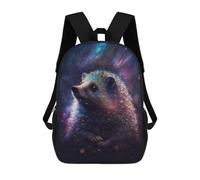 sinyumoney Cosmic Hedgehog Art Print-5 Sac À Dos Scolaire Pour Enfants, Imprimé En 3D, Tendance Et Décontracté, Pour Garçons, Élèves Du Primaire Et Du Collège 17inch