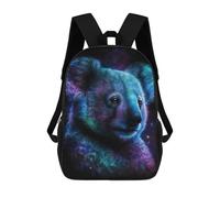 sinyumoney Cosmic Koala Art Print-8 Sacs À Dos Imprimés En 3D Pour Enfants 17inch Sacs À Dos Tendance Et Décontractés Pour La Journée, Sacs De Voyage, Sacs À Dos D'extérieur Pour Garçons Et Filles