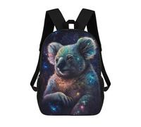 sinyumoney Cosmic Koala Art Print Sac À Dos Léger Et Décontracté Pour Le Campus, Les Voyages Et Le Sport En Plein Air 17inch
