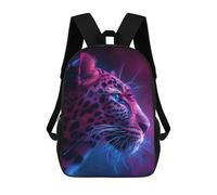 sinyumoney Cosmic Leopard Sac À Dos Imprimé En 3D, Sac D'école Décontracté Et Tendance Pour Enfants, Sac D'école Pour Garçons, Collégiens 17inch